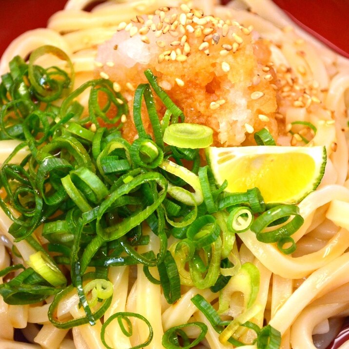 ＜定番シリーズ・レンジ調理＞5分でできる醤油うどん